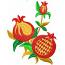 Pomegranates 11 Machine Embroidery Designs set