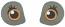 Doggy, Bear Toy Eyes - Left & Right Pair | Machine Embroidery Design for Soft Toy