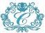 floral frame with crown for monograms  letters not included Machine Embroidery Designs  