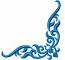 Corner pattern Machine embroidery design - instantly download 20052025