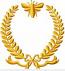 Laurel with Bee and Bow Embroidery Design / Monogram frame machine embroidery design21052025