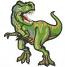 T Rex  dinosaur tyrannosaurus Machine Embroidery Designs  