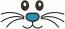 Bunny Face, Easter Embroidery Face, Embroidery Rabbit Machine Embroidery Designs, instantly download 