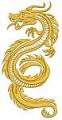 Chinese dragon machine embroidery design, instantly download 