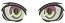 Eyes Anime for Toys, Left and Right Pair Machine Embroidery Design