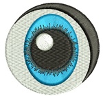 Round Eyes for a Doll | Eyes for a Plush Toy Machine Embroidery Design 
