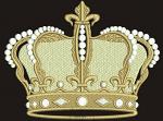 Crown Machine Embroidery Design 