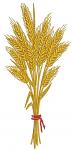 Set of three sheaf sheaf of wheat Machine Embroidery Designs  