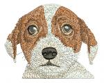 Cute puppy machine embroidery design – dog embroidery pattern 