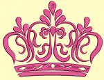 Classic Crown Machine Embroidery Design 
