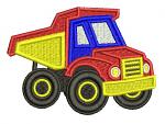 Dump Truck Machine Embroidery Design05102025