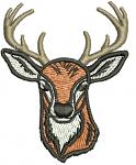 Whitetail Buck Machine Embroidery Design 