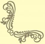 Angular Frame for Monograms 5 Sizes Machine Embroidery Design 