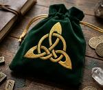 Celtic Knot Machine Embroidery Design, Triquetra Interlocking Symbol Digital File  