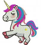 Unicorn Machine Embroidery Design 