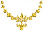 Laurel Wreath Machine Embroidery Design 