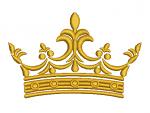 Crown Machine Embroidery Design 