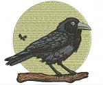 Crow Raven Machine Embroidery Designs  