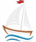 Dream Ship Machine Embroidery Design 