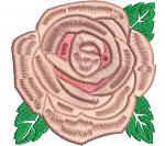 Rose flower machine embroidery design 