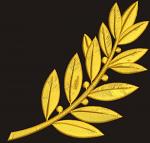 Laurel branch machine embroidery design – instant download 