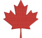 Canada maple leaf machine embroidery design 