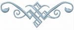Curls Corner  Machine embroidery design - instantly download 