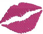 Lips machine embroidery design, instantly download tested 