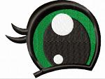 Big 4 inch/3 inch/2 inch eyes for toys, left and right Machine Embroidery Design, Instant Download