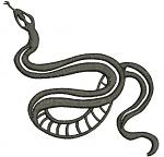 Snake Machine Embroidery Design, Instant Download 18062025