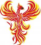 Fire Phoenix  SVG. dxf, PNG. EPS. jpg big size 300 dpi  