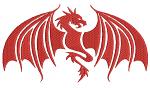 Dragon design machine embroidery design 