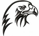 eagle Embroidery Machine Embroidery Design, Instant Download  