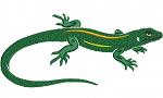Realistic Lizard Embroidery File for Jacket, Reptile Machine Embroidery Design, Iguana Gecko Digitized Pattern, Animal Embroidery, Hoop Art