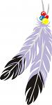 feather amulet  SVG. dxf, PNG. EPS. jpg big size 300 dpi 