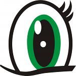 Eye SVG Cut File, Minimal Line Eye Vector Design, Abstract Eye Digital Artwork