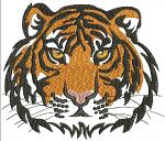 Tiger Wildcat Machine Embroidery Design for Jackets, Apparel, and Home Décor 