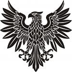 Eagle  heraldic eagle eagle of the roman legion SVG. dxf, PNG. EPS. jpg big size, Instant Download