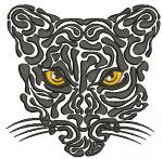 Mountain Lion Machine Embroidery Design 