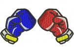 Boxing Gloves Boxer Machine Embroidery Design 