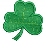 Lucky irish clover patch Machine Embroidery Designs, instantly download 