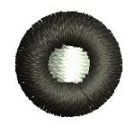 Small Simple Round Eye for Soft Toy - Bear, Cat, Dog Eyes Machine Embroidery Design