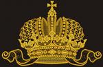 Imperial crown machine embroidery design  
