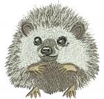 Hedgehog Machine Embroidery Design, Cute Little Forest Animal Pattern 