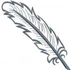 Feather Machine Embroidery Design  