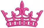 Crown embroidery design design tested 