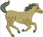 Horse - machine embroidery design 