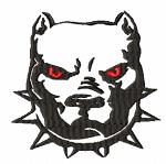 Pitbull embroidery Machine Embroidery Design  
