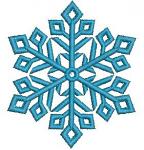 Beautiful snowflake , three sizes  - Machine Embroidery Design  