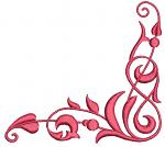 Ornamental corner machine embroidery design 06072025